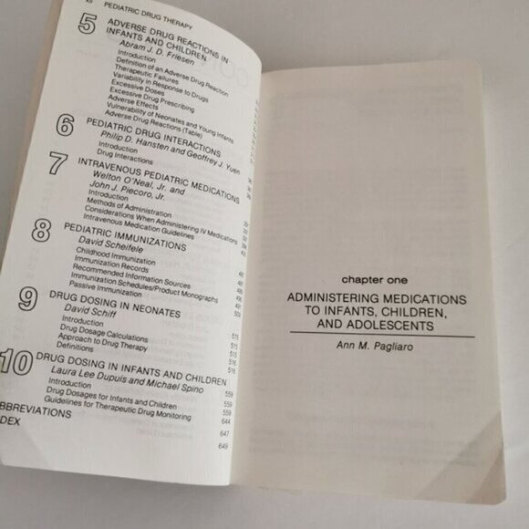 1987 Problems in Pediatric Drug Therapy 2nd Ed Medical Editors Pagliario - Picture 6 of 10